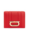 New Gancini Leather Half Wallet Red - SALVATORE FERRAGAMO - BALAAN 2