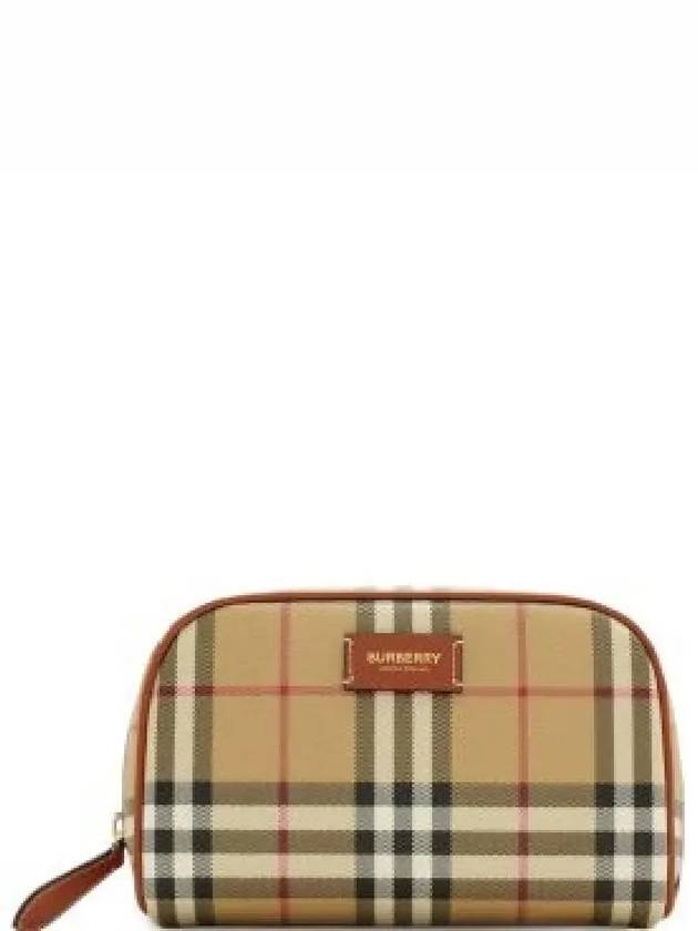 Check Pouch Bag Beige - BURBERRY - BALAAN 2