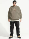 Palette embroidered sweatshirt khaki - BOOVOOM - BALAAN 5