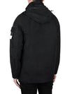 Men's Wappen Patch Ghost Piece Zip-up Jacket Black - STONE ISLAND - BALAAN 6