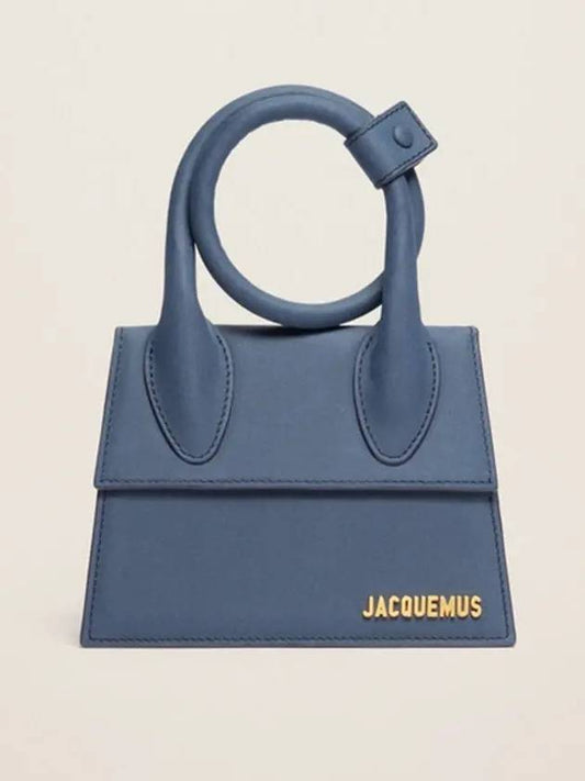 Le Chiquito Neude Tote Bag Dark Navy - JACQUEMUS - BALAAN 2