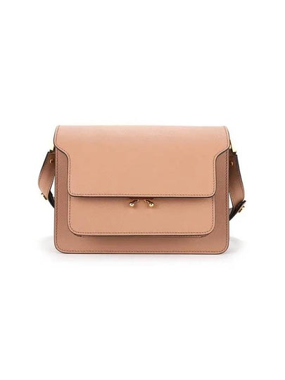 Saffiano Trunk Medium Shoulder Bag Beige - MARNI - BALAAN 2