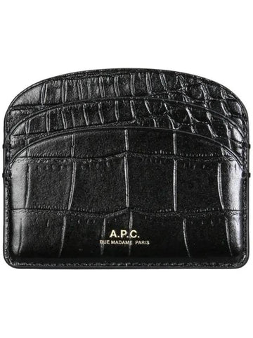 Demi Lune Card Wallet Black - A.P.C. - BALAAN 1