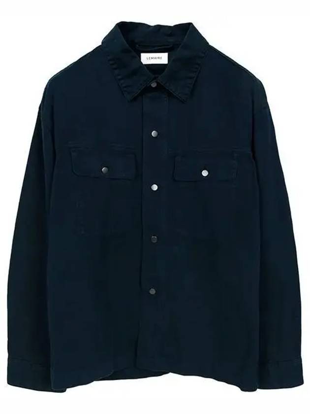 Trucker Overshirt Jacket Navy - LEMAIRE - BALAAN 2