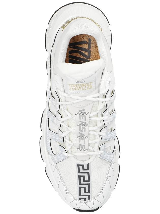 Men's Trigreca Low Top Sneakers White - VERSACE - BALAAN 7