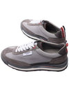 Suede Tech Runner Low Top Sneakers Grey - THOM BROWNE - BALAAN 7