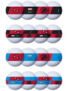 Golf Ball Marvel Track Spiderman 360 3 Piece 1 Dozen 12 Balls - VOLVIK - BALAAN 4