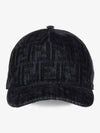 FF Denim Ball Cap Blue - FENDI - BALAAN 2