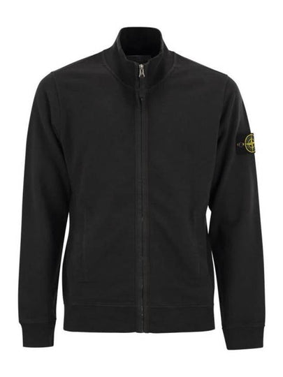 Logo Patch Zipper Zip-Up Jacket Lead Grey - STONE ISLAND - BALAAN 2