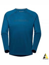 Selun FL Logo Long Sleeve T-shirt Deep Blue - MAMMUT - BALAAN 2