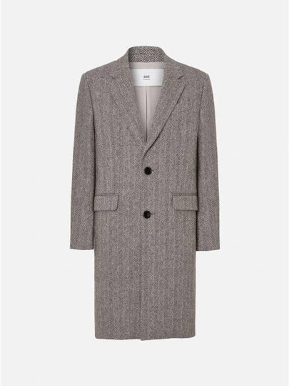 Herringbone Single Coat Grey - AMI - BALAAN 2