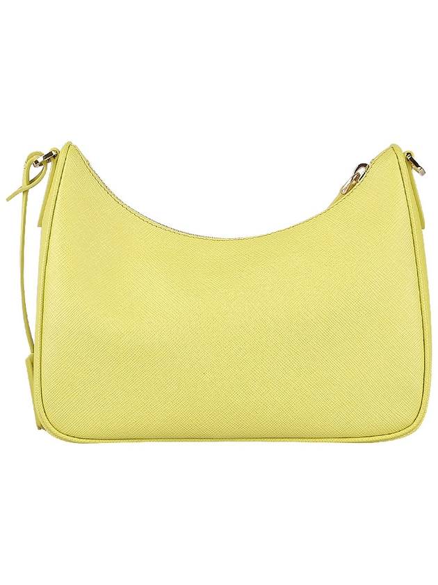 Saffiano Re-edition 2005 Triangle Logo Calf Leather Shoulder Bag Yellow - PRADA - BALAAN 7