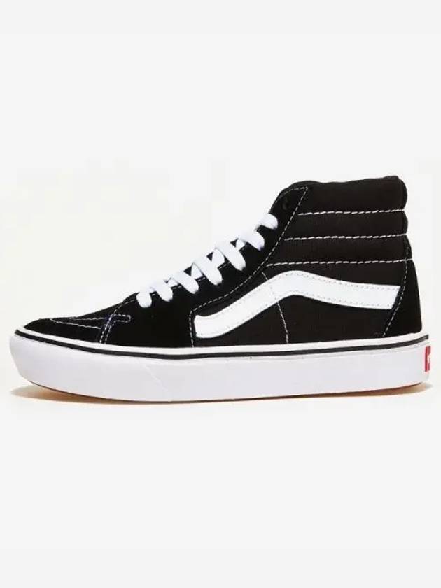 Shoes Sneakers Running Comfortable ComfyCush Skate High Classic Black True White - VANS - BALAAN 1