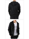 Cotton Hooded Jacket Black - BALMAIN - BALAAN 4