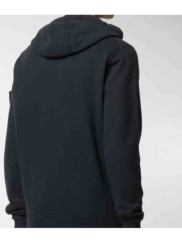 Wappen Logo Zip Up Hoodie Navy - STONE ISLAND - BALAAN 6