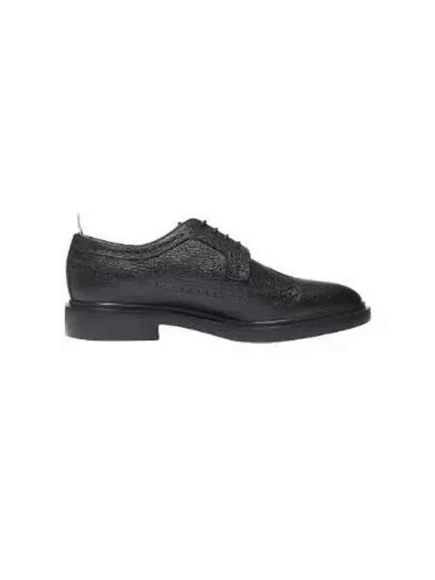 Men's Classic Long Wing Brogue Lace Up Brogue Shoes Black - THOM BROWNE - BALAAN 2