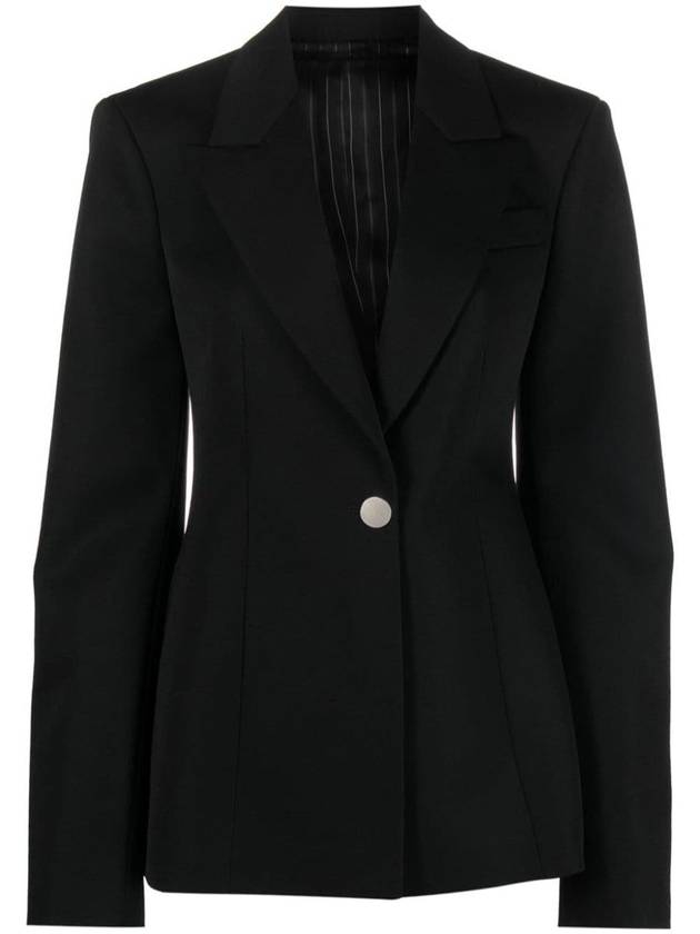 The Attico Single-Breasted Virgin Wool Blazer - THE ATTICO - BALAAN 1