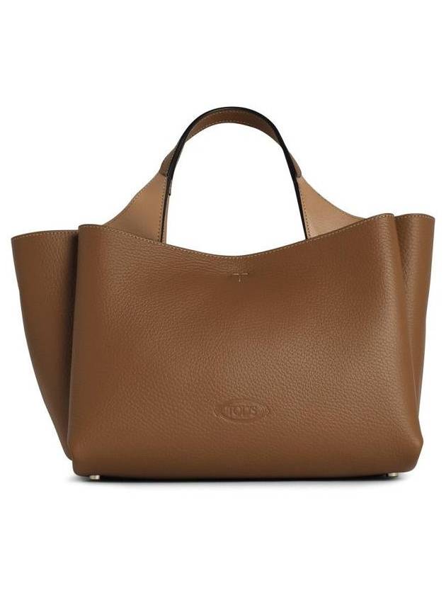 Tod'S 'Apa' Small Brown Leather Bag - TOD'S - BALAAN 1