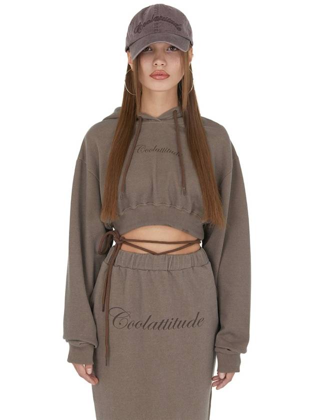 ISK001 6 Cool Attitude Slit Skirt Brown - ITZAVIBE - BALAAN 5