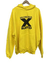 Logo Print Cotton Hoodie Yellow - BALENCIAGA - BALAAN 2