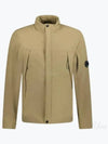 Shell R Lens Zip-Up Jacket Brown - CP COMPANY - BALAAN 2