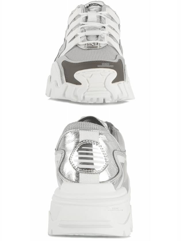 Men's Climber Low Top Sneakers Silver - VALENTINO - BALAAN.