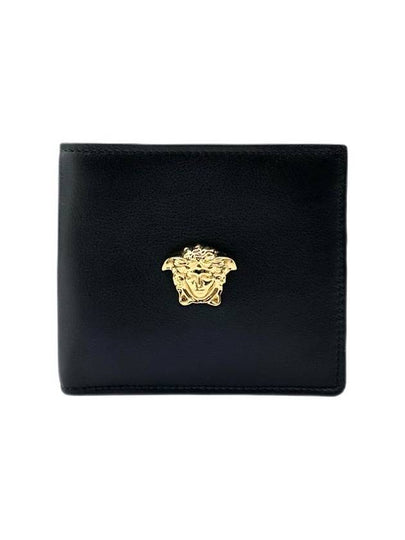 Men's La Medusa Leather Bi-fold Wallet Black - VERSACE - BALAAN 2