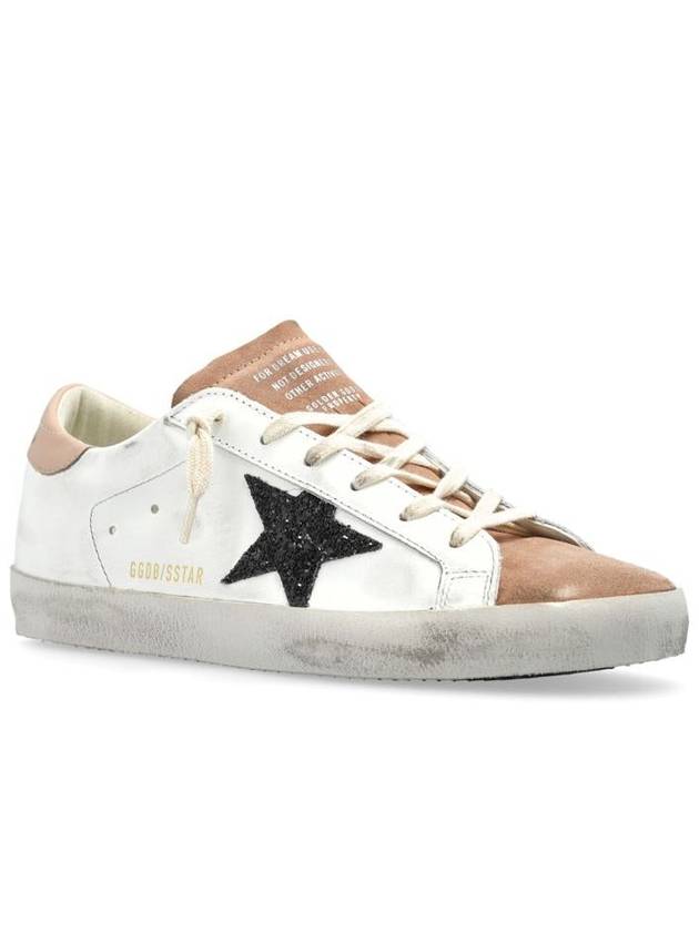 Golden Goose Super Star Leather Upper Glitter Star Leather Heel Suede Toe Shoes - GOLDEN GOOSE - BALAAN 5