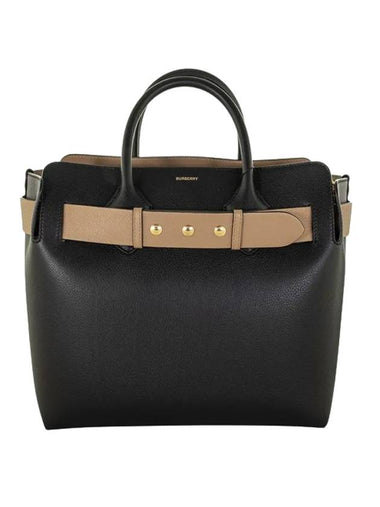 Medium Triple Stud Tote Bag Black - BURBERRY - BALAAN 1