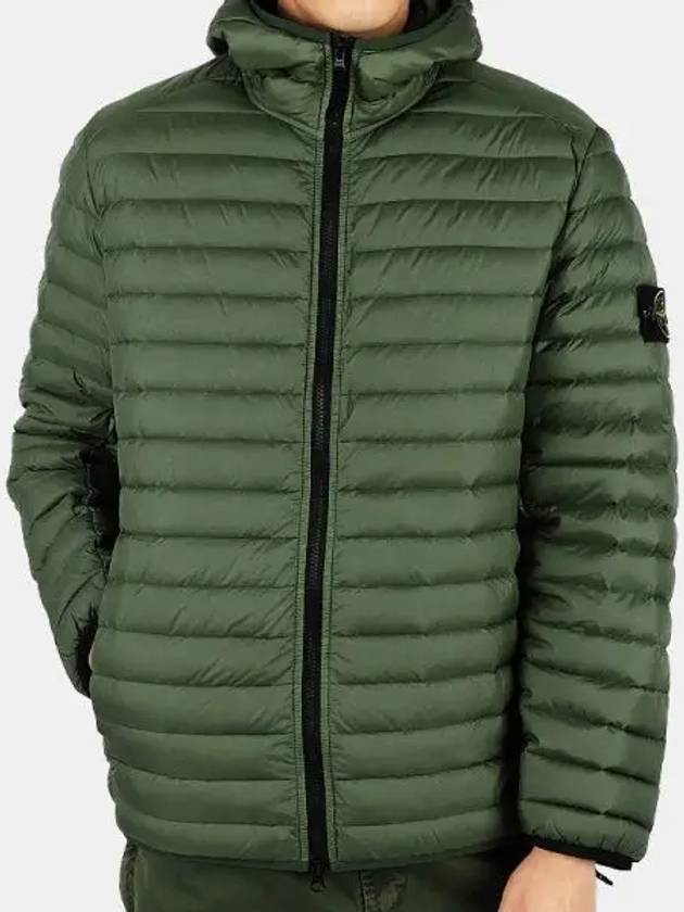 Loom Woven Chambers R-Nylon Down-TC Packable Jacket Green - STONE ISLAND - BALAAN 2