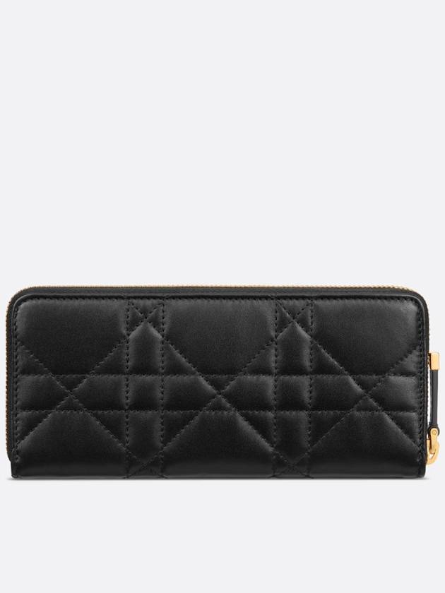 Miss Caro Voyageur Slim Long Wallet Black - DIOR - BALAAN 5