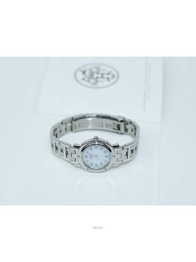 Really clean 99 out of 100 Clipper steel women s watch CL4 210 - HERMES - BALAAN 2