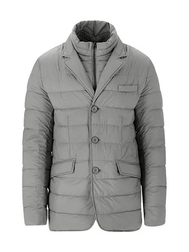 La Giacca Blazer Down Padding Pearl Grey - HERNO - BALAAN 4