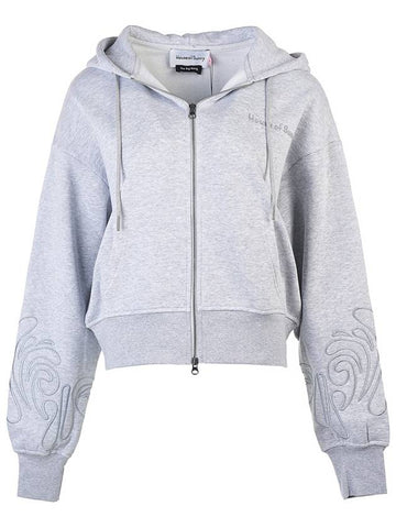 Women's Odyssey Zip-Up Hoodie Grey - HOUSE OF SUNNY - BALAAN 1