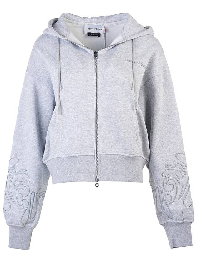 Women's Odyssey Zip-Up Hoodie Grey - HOUSE OF SUNNY - BALAAN 2