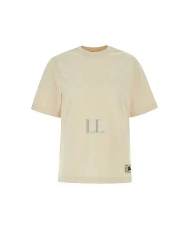 EKD Cotton Short Sleeve T-Shirt Ivory - BURBERRY - BALAAN 2