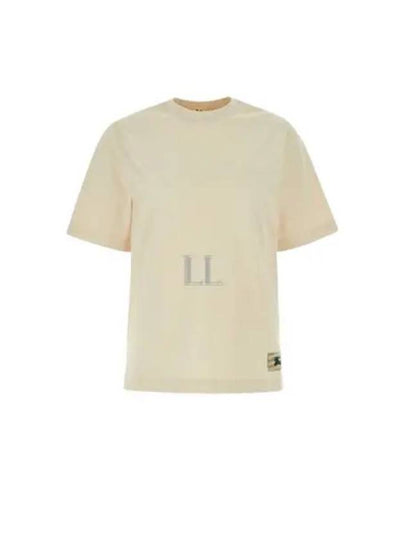 EKD Cotton Short Sleeve T-Shirt Ivory - BURBERRY - BALAAN 2