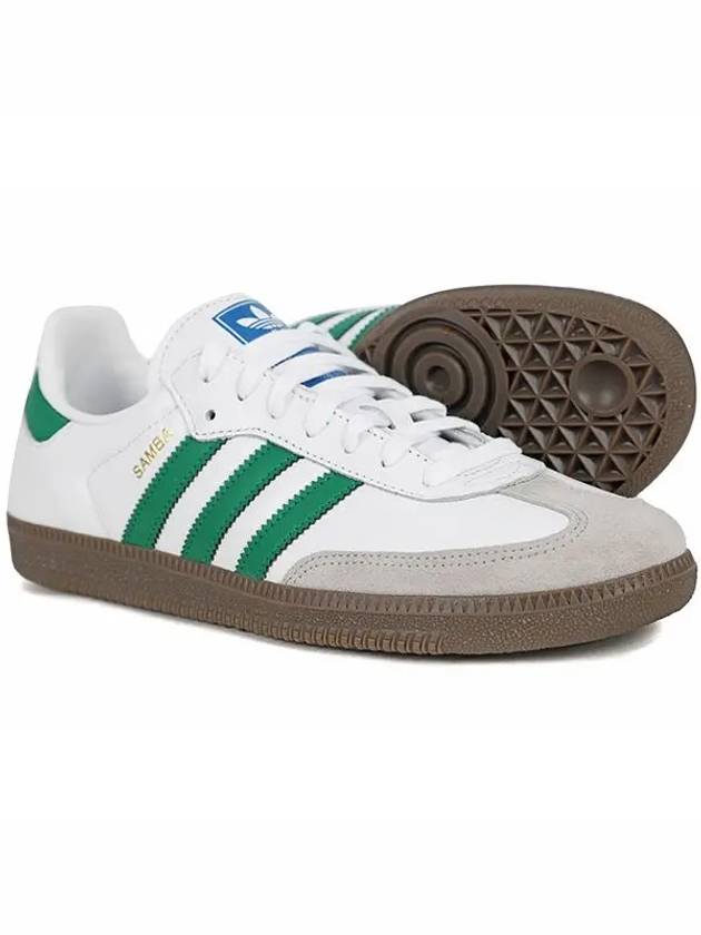 Samba OG Low Top Sneakers White Green - ADIDAS - BALAAN 3