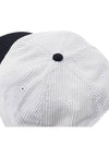 Wellness corduroy ball cap WELLNESS CLUB CORDUROY HAT BLACK WHITE - SPORTY & RICH - BALAAN 8