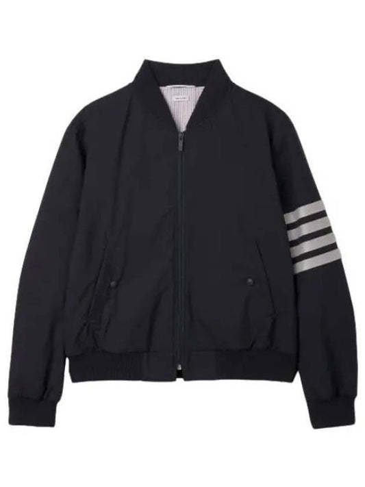4 bar blouson jacket navy aviation jumper - THOM BROWNE - BALAAN 1