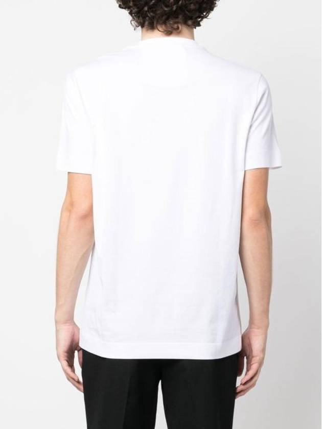 Logo Print Short Sleeve T-Shirt White - GIVENCHY - BALAAN 5