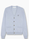 Bold Fox Head Patch Regular Cardigan Black - MAISON KITSUNE - BALAAN 2