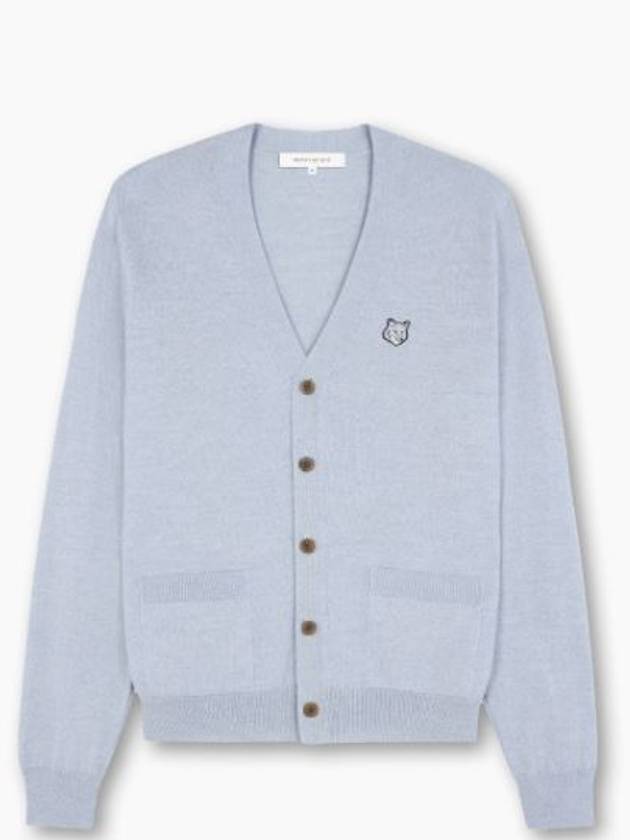 Bold Fox Head Patch Regular Cardigan Black - MAISON KITSUNE - BALAAN 2