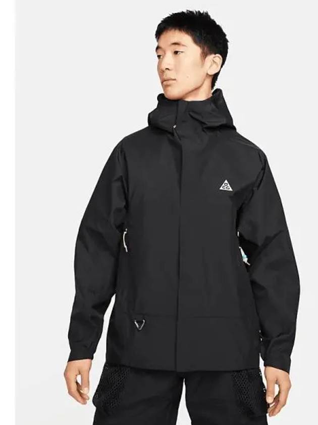 ACG Stormfit Storm-Fit Cascade Rains Hooded Track Jacket Black - NIKE - BALAAN 2