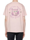 Graphic Short Sleeve T-Shirt Pink - ONITSUKA TIGER - BALAAN 2