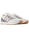 574 Lace Up Low Top Sneakers Grey - NEW BALANCE - BALAAN 1