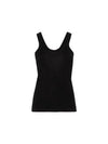 Ribbed Cotton Sleeveless Black - LEMAIRE - BALAAN 2