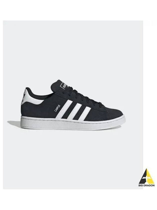 Campus 2 Suede Low Top Sneakers Black - ADIDAS - BALAAN 2