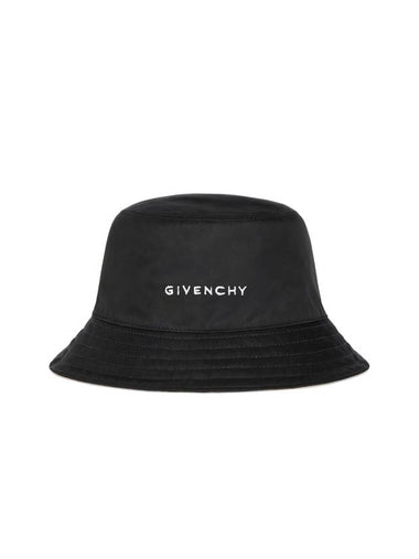 Logo Bucket Hat Black - GIVENCHY - BALAAN 1