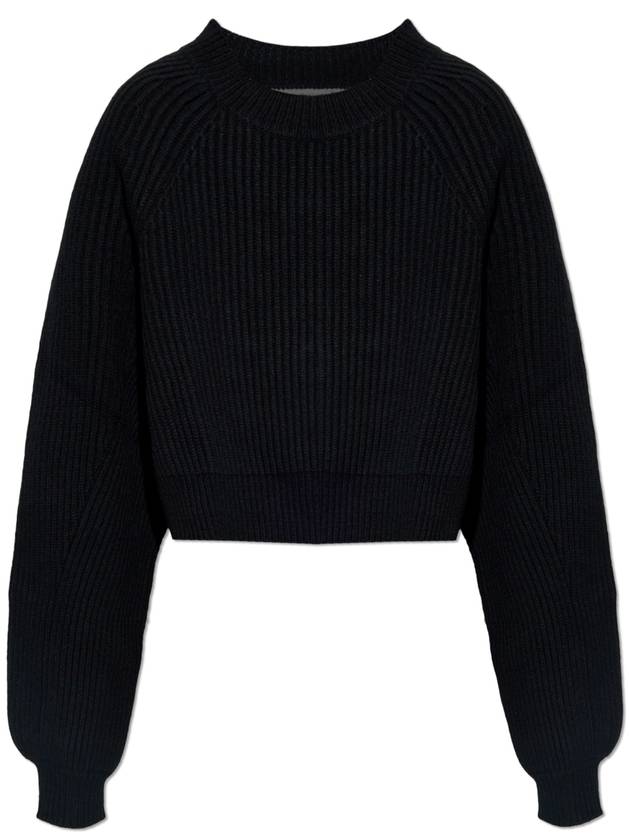 Yohji Yamamoto Backless Sweater, Women's, Black - YOHJI YAMAMOTO - BALAAN 1